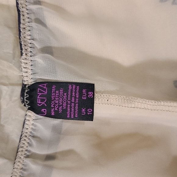 La Senza Embroidered Bra 32D & Flowy Shorts UK10 S - Picture 7 of 16